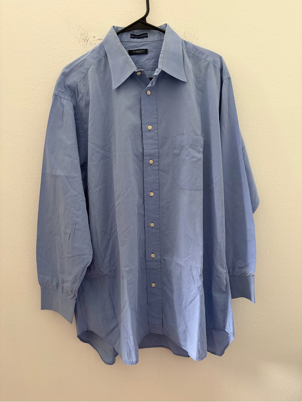 Burberry Light Blue Men's Dress Shirt